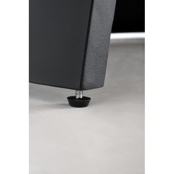 Extendable Table GIACOMO, Top - Natural, Leg - Black (2p=1pc)