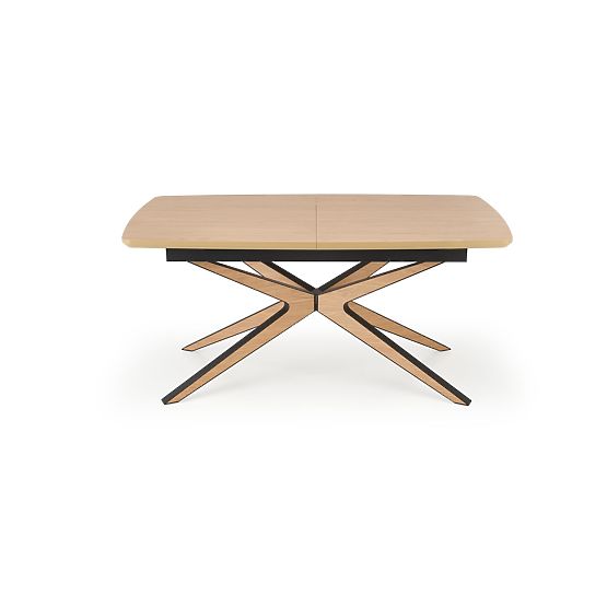 Extendable Table JAMES, Natural/Black (2p=1pc)