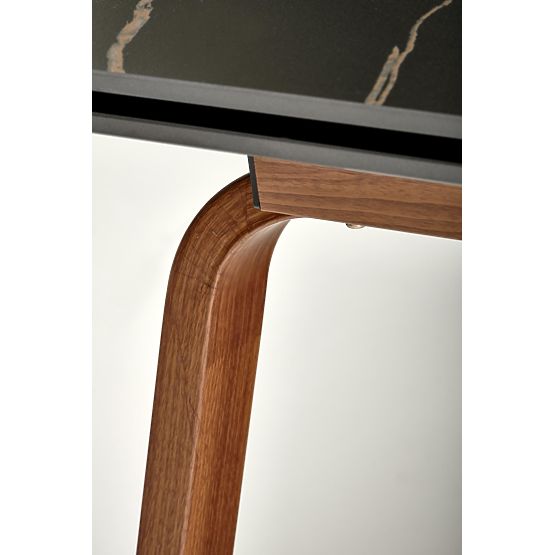 Extendable Table LOZANO, Black Marble / Walnut (2p=1pc)