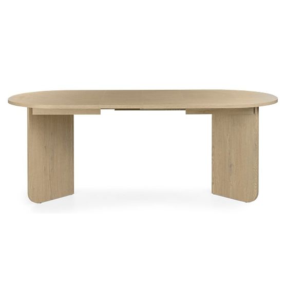 Extendable Table Mou 140-200 cm, Cremona Torro Oak, Oval Top