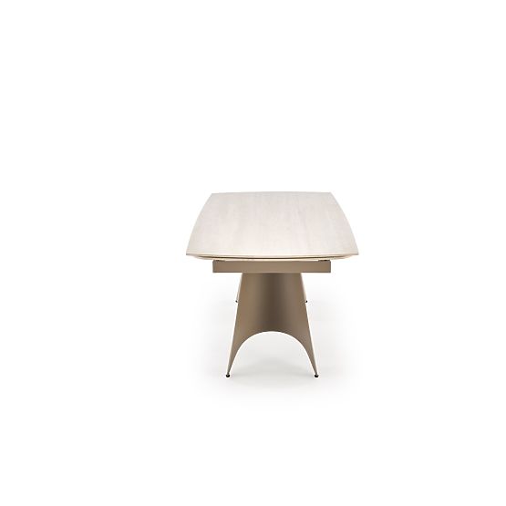 Extendable Table SALIX, Travertine / Cashmere (2p=1pc)
