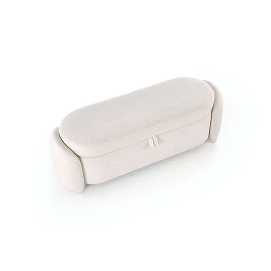 FICARIA bench with storage function cream (1P=1PC)