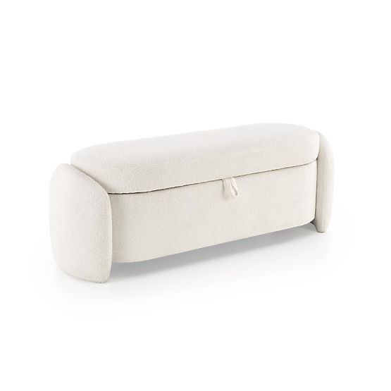 FICARIA bench with storage function cream (1P=1PC)