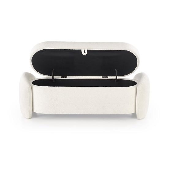 FICARIA bench with storage function cream (1P=1PC)