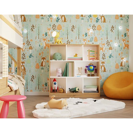 Fiesta 8P Shelf OAK ARTISAN / WHITE