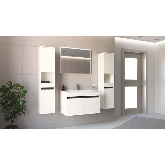 FIGARO Mirror 80 cm White