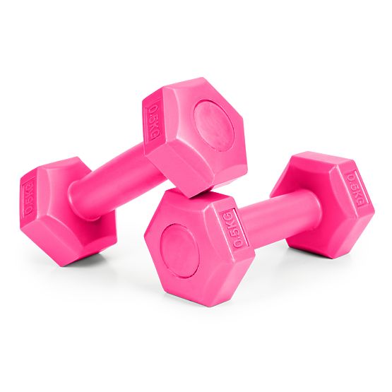 Fitness Dumbbells Set 2x 0.5 kg