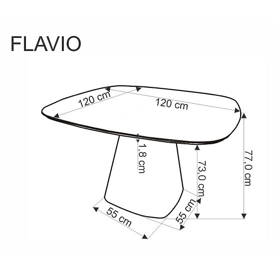 FLAVIO table white (2p=1pc)
