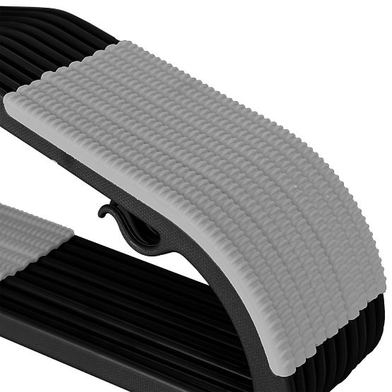 Flexi Hanger Set of 10 Pieces Black-Grey