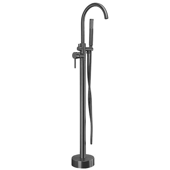 Floor-Mounted Bathtub Faucet Rea Lungo Titan