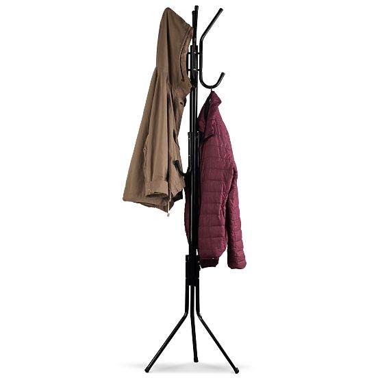 Floor Standing Clothes Rack for Garments, Coats, Jackets