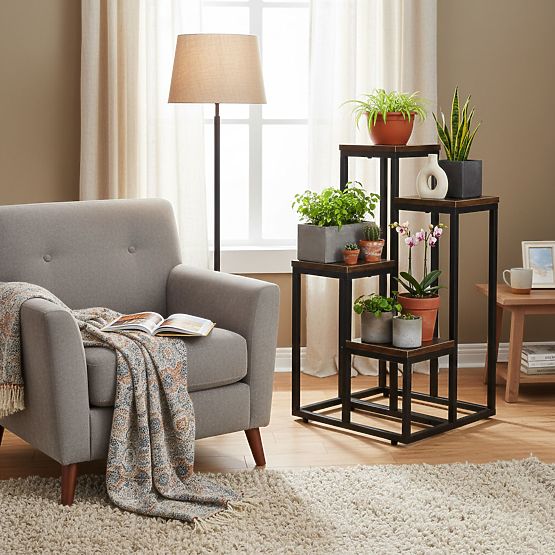 Flower Stand Decorations 4 Shelves Loft ModernHome