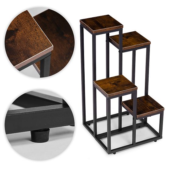 Flower Stand Decorations 4 Shelves Loft ModernHome