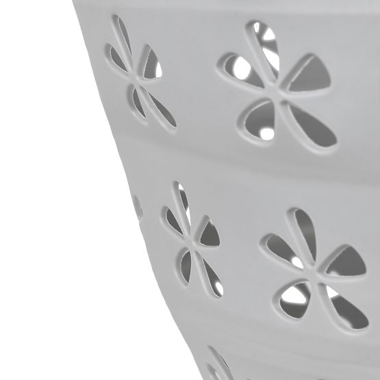 Foldable Oval Bowl 50 x 37 cm White-Grey OVAL COMPACT 25L