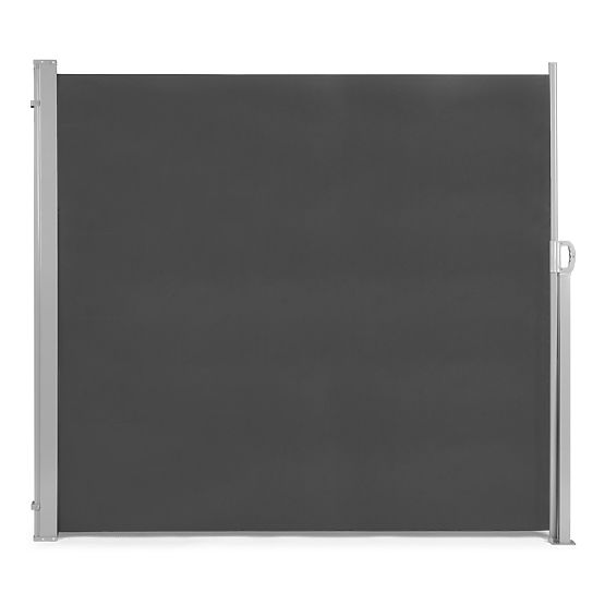 Folding Awning 300x180 cm Side Roller Blind Garden Terrace Anthracite