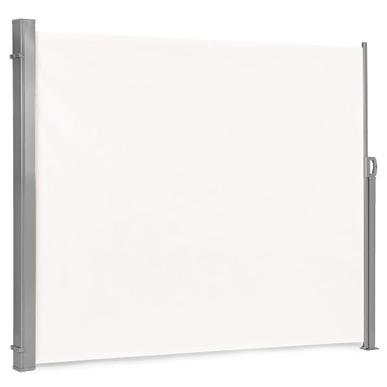 Folding Awning 300x180 cm Side Screen for Garden Terrace Beige