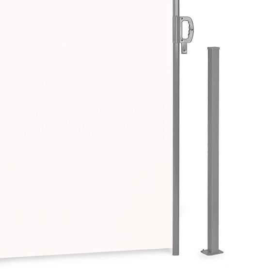 Folding Awning 300x200 cm Side Screen for Garden and Terrace Beige