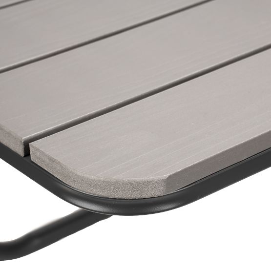 Folding Balcony Table ARETTO Gray