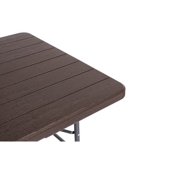 Folding Catering Banquet Garden Table 180 cm Brown ModernHome