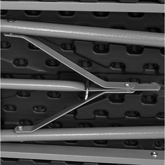 Folding Catering Bench 180 cm Black