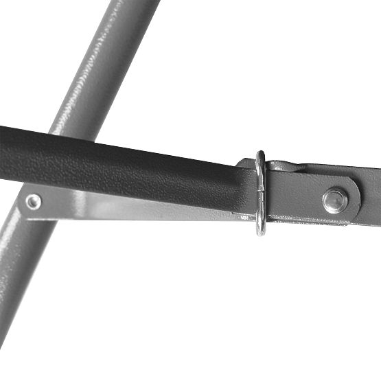 Folding Catering Bench 180 cm Black