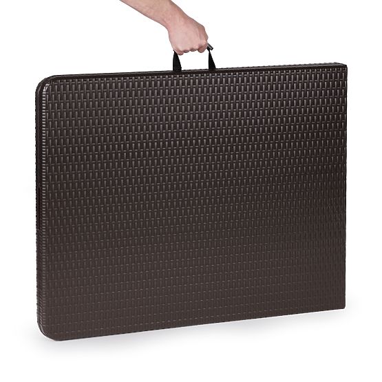 Folding Catering Garden Banquet Table 180 cm Rattan ModernHome