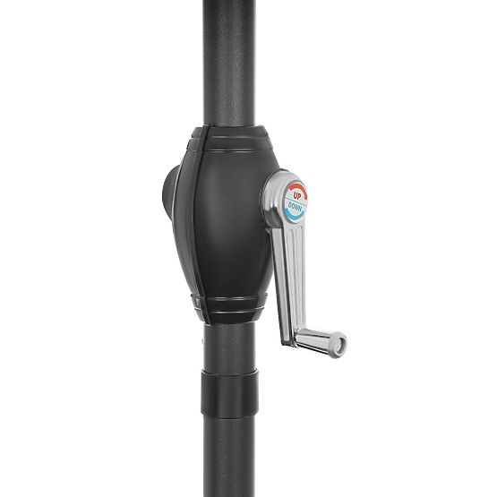 Folding Garden Balcony Umbrella Adjustable 210 cm Beige