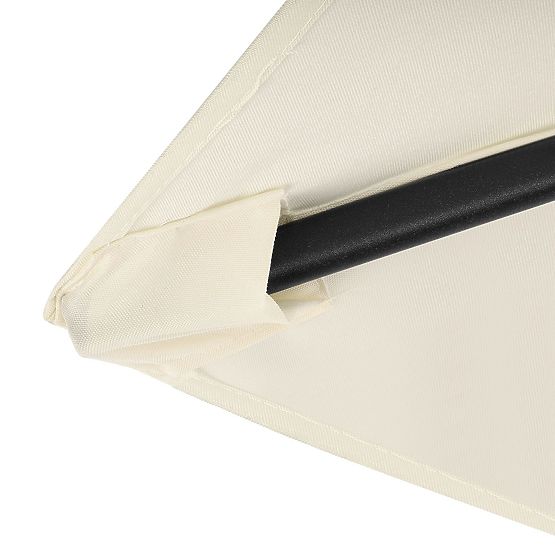 Folding Garden Balcony Umbrella Adjustable 210 cm Beige