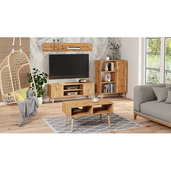 Fondi Wardrobe Golden Oak Craft, Scandinavian