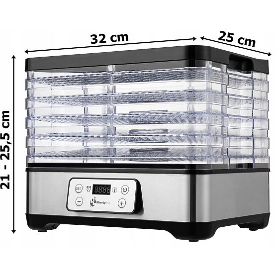 Food Dehydrator for Mushrooms and Fruits with Thermo Circulation FUNGI 280W