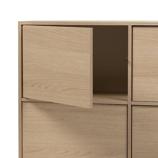 Four-Door Japandi Sideboard in Lindberg Oak