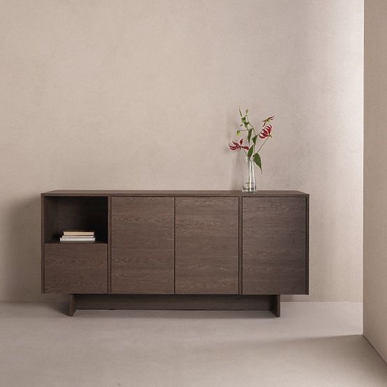 Four-Door Sideboard Kanso, Baltic Storm Oak