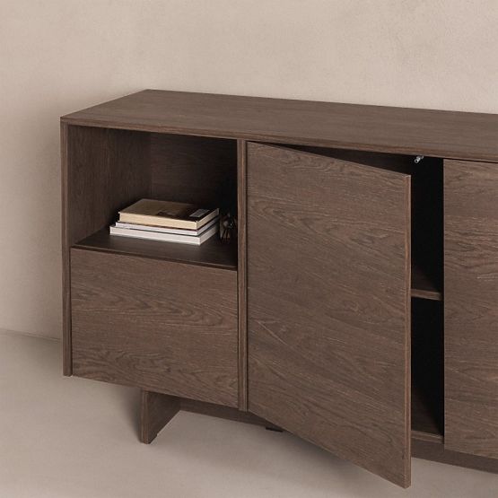 Four-Door Sideboard Kanso, Baltic Storm Oak