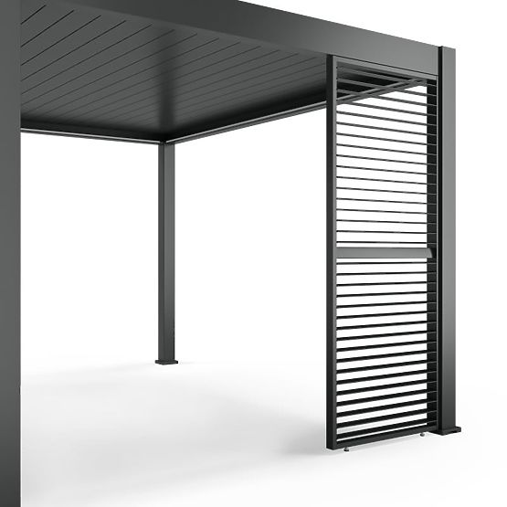 Freestanding Garden Pergola Lumera, Aluminum, 4x6 m, Bioclimatic, LED Lighting, Electric