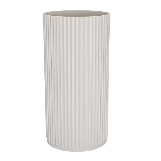 Freestanding Washbasin Ciriola, Composite, 45x90 cm, White, Grooved
