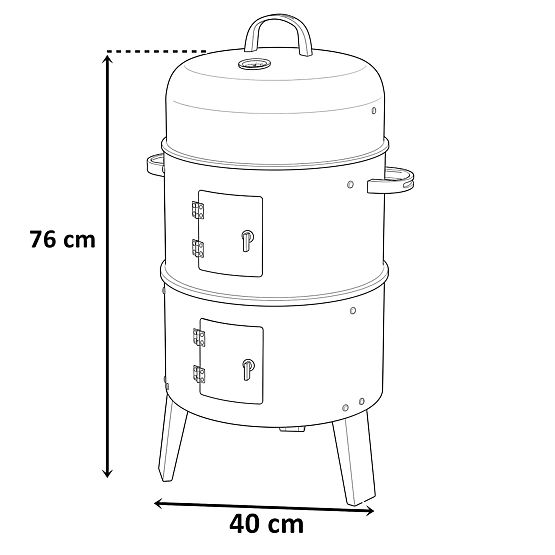 FUMARO Garden Smoker Grill Oven