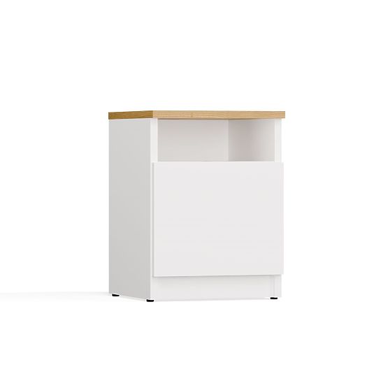 GALAX 30/1D Nightstand WHITE-ARTISAN