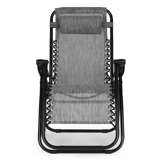 Garden Beach Chair with Adjustable Backrest ZERO GRAVITY ModernHome - Gray