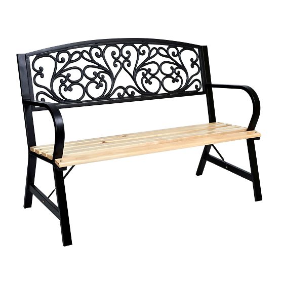 Garden Bench Steel-Cast Iron TITO