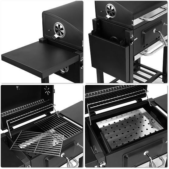 Garden Carbon Grill CARBON Black