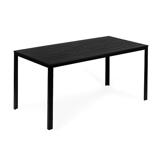 Garden Catering Table 156 x 78 cm Black