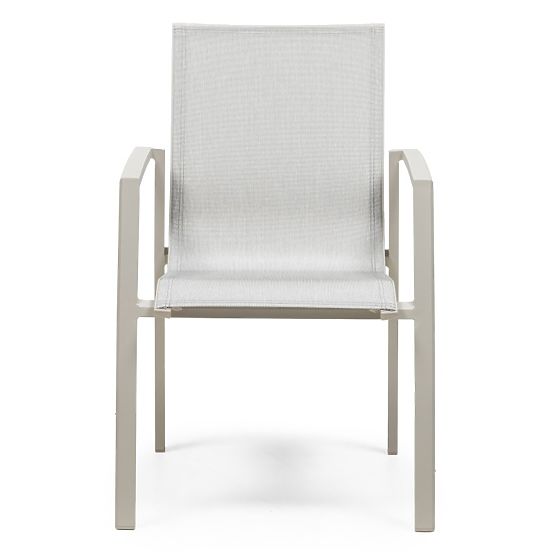 Garden Chair Canelli Aluminum, Light Beige