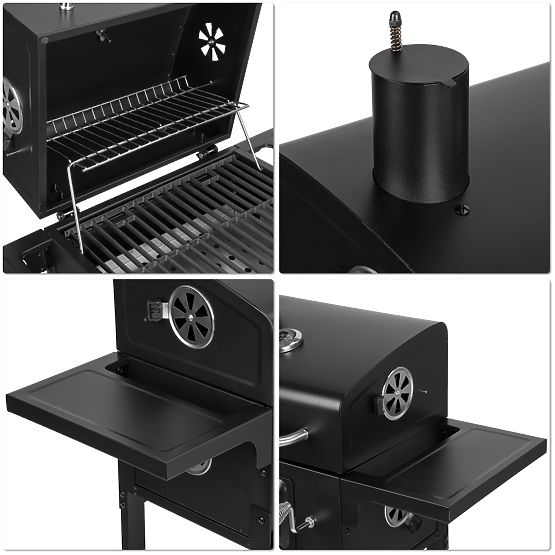 Garden Charcoal Grill with Cast Iron Grate FERRO