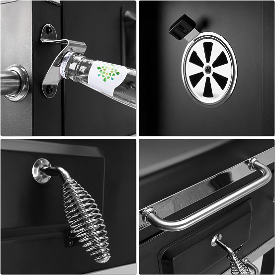 Garden Charcoal Grill with Lid MEJOR