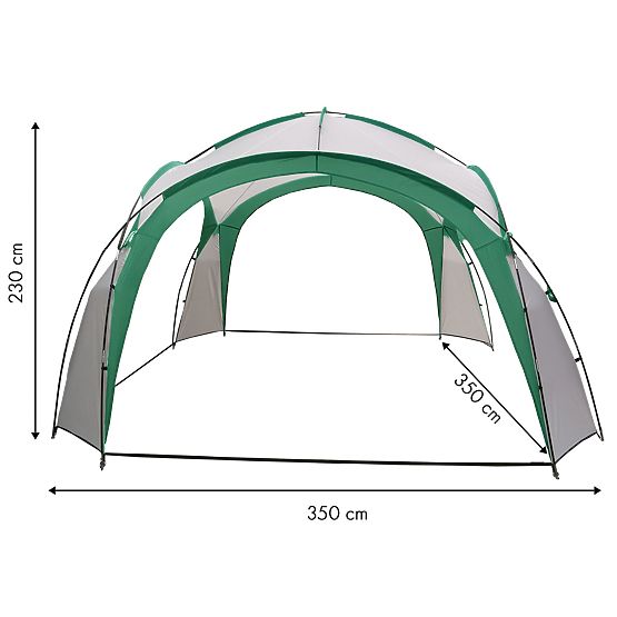 Garden Event Pavilion Tent for Picnic + Bag ModernHome - Green