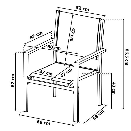 Garden Furniture Set GRACIOSA BLACK
