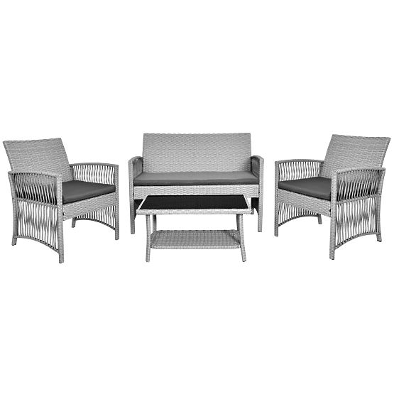 Garden Furniture Set KALINA Gray