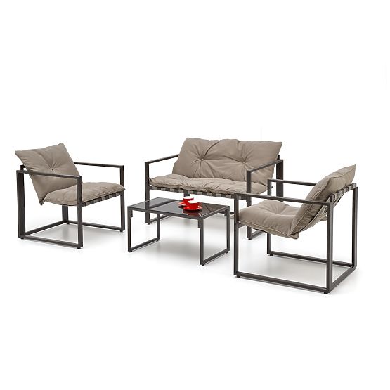 Garden furniture set SHARK - cappuccino