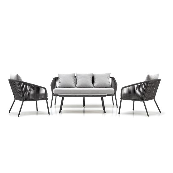 Garden furniture set with ROCCA cushions