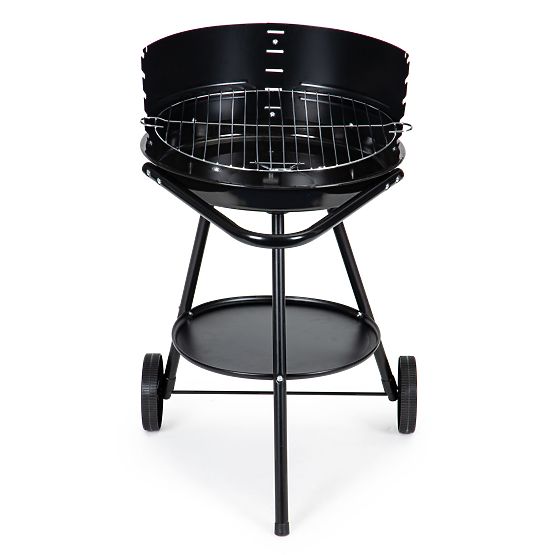 Garden Grill with Round Adjustable Height Grate